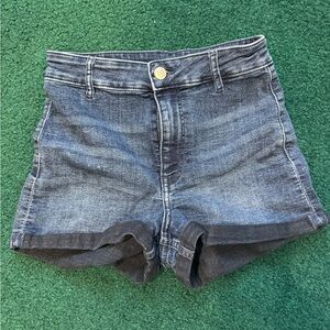 High-Waisted Cheeky Denim Shorts!